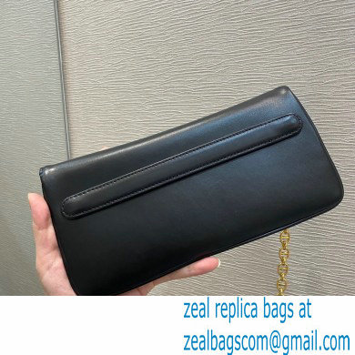 Dior Small DiorDouble Bag in Smooth Calfskin Black 2021