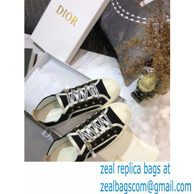 Dior Walk'n'Dior Low-Top Sneakers with J'Adior Laces Black 2021