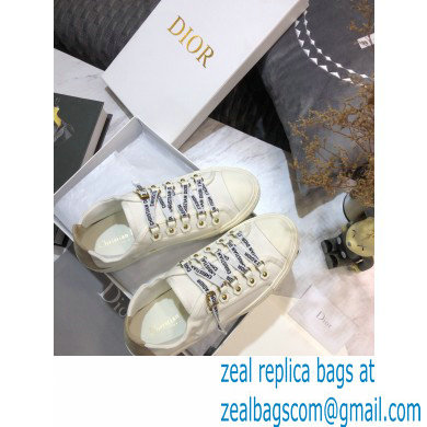 Dior Walk'n'Dior Low-Top Sneakers with J'Adior Laces White 2021 - Click Image to Close