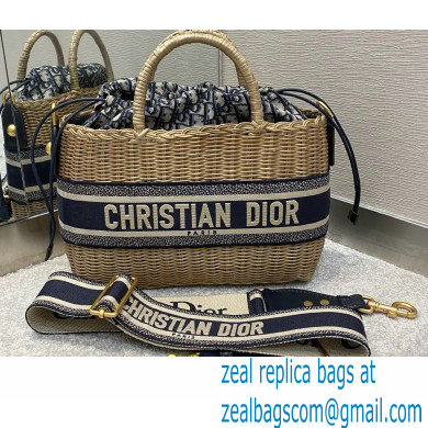 Dior Wicker Basket Bag 2021
