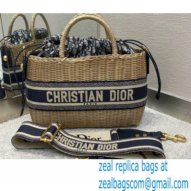 Dior Wicker Basket Bag 2021 - Click Image to Close