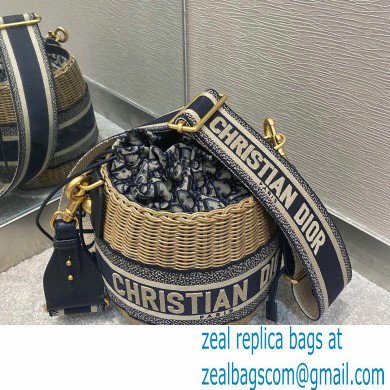 Dior Wicker Bucket Bag 2021 - Click Image to Close