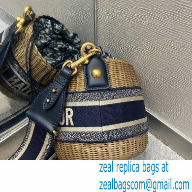 Dior Wicker Bucket Bag 2021 - Click Image to Close