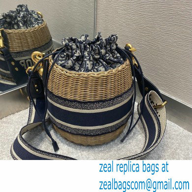 Dior Wicker Bucket Bag 2021