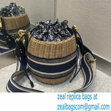 Dior Wicker Bucket Bag 2021 - Click Image to Close