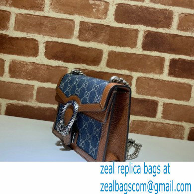 Gucci Dionysus Mini Bag 421970 Washed GG Denim Blue 2021 - Click Image to Close