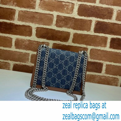 Gucci Dionysus Mini Bag 421970 Washed GG Denim Blue 2021