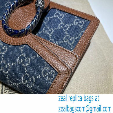 Gucci Dionysus Mini Bag 421970 Washed GG Denim Blue 2021