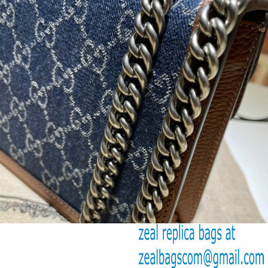 Gucci Dionysus Mini Bag 421970 Washed GG Denim Blue 2021 - Click Image to Close