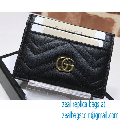 Gucci GG Marmont Card Case 443127 Black - Click Image to Close