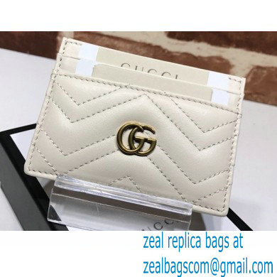 Gucci GG Marmont Card Case 443127 White - Click Image to Close