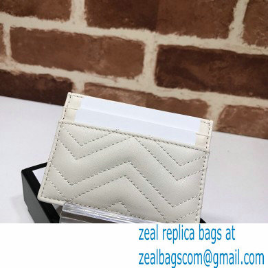 Gucci GG Marmont Card Case 443127 White