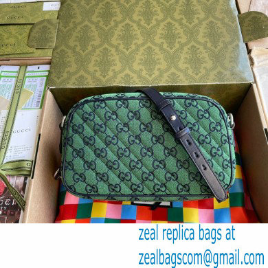 Gucci GG Marmont Multicolor Small Shoulder Camera Bag 447632 Green 2021