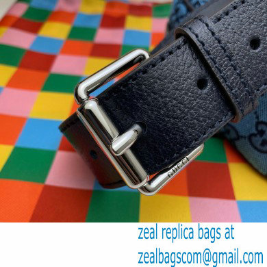 Gucci GG Multicolor Belt Bag 658657 Blue 2021