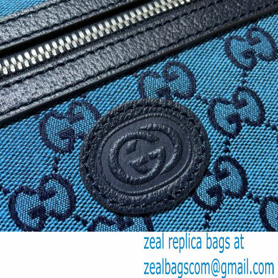 Gucci GG Multicolor Belt Bag 658657 Blue 2021