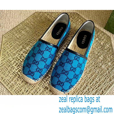 Gucci GG Multicolor Espadrilles Blue 2021 - Click Image to Close