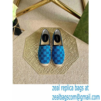 Gucci GG Multicolor Espadrilles Blue 2021