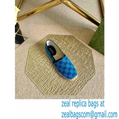 Gucci GG Multicolor Espadrilles Blue 2021 - Click Image to Close