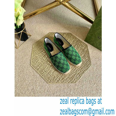 Gucci GG Multicolor Espadrilles Green 2021 - Click Image to Close