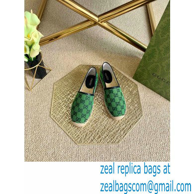 Gucci GG Multicolor Espadrilles Green 2021 - Click Image to Close