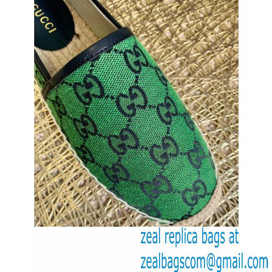 Gucci GG Multicolor Espadrilles Green 2021 - Click Image to Close