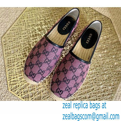 Gucci GG Multicolor Espadrilles Pink 2021 - Click Image to Close