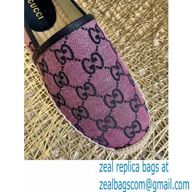Gucci GG Multicolor Espadrilles Pink 2021