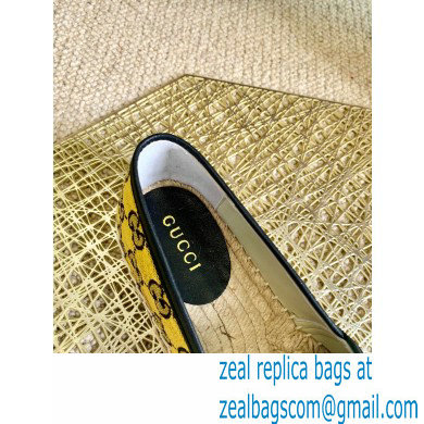 Gucci GG Multicolor Espadrilles Yellow 2021 - Click Image to Close