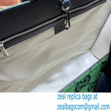 Gucci GG Multicolor Large Tote Bag 659980 Green 2021