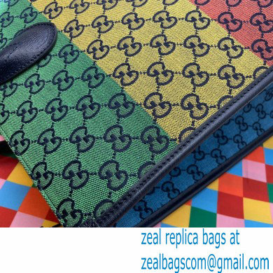 Gucci GG Multicolor Large Tote Bag 659980 Green/Yellow/Pink/Red 2021 - Click Image to Close