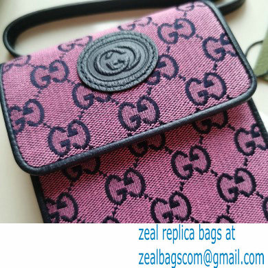 Gucci GG Multicolor Mini Bag 657582 Pink 2021