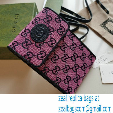 Gucci GG Multicolor Mini Bag 657582 Pink 2021 - Click Image to Close