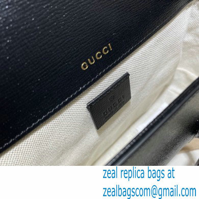 Gucci Horsebit 1955 Mini Shoulder Bag 658574 Leather Black 2021 - Click Image to Close