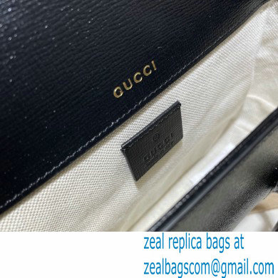 Gucci Horsebit 1955 Mini Shoulder Bag 658574 Leather Black 2021