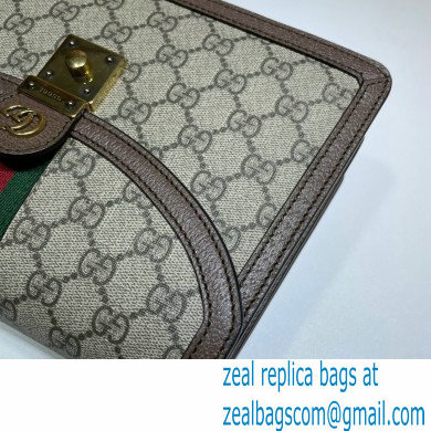 Gucci Ophidia Small Top Handle Bag with Web 651055 GG Supreme Canvas 2021 - Click Image to Close