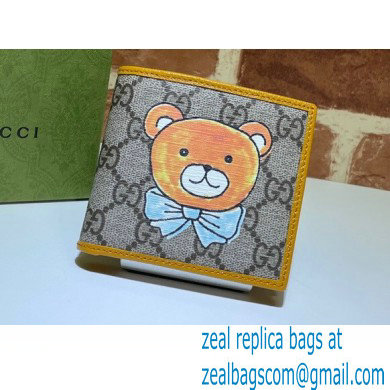 Kai x Gucci Billfold Wallet 660159 Teddy Bear 2021 - Click Image to Close