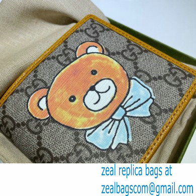 Kai x Gucci Billfold Wallet 660159 Teddy Bear 2021