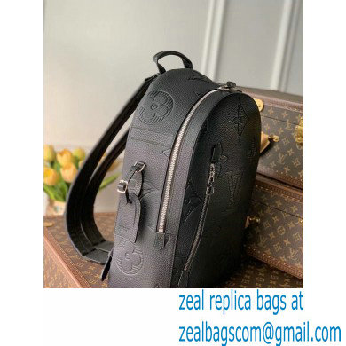 LOUIS VUITTON ARMAND BACKPACK M57288in Taurillon Shadow leather - Click Image to Close