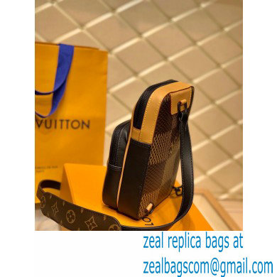 LOUIS VUITTON Damier Ebene canvas AMAZONE SLING BAG N40379 - Click Image to Close