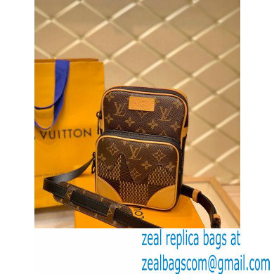 LOUIS VUITTON Damier Ebene canvas AMAZONE SLING BAG N40379