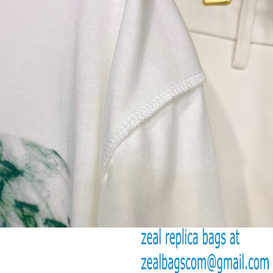 LOUIS VUITTON Front Printed Pastel Monogram T-Shirt WHITE