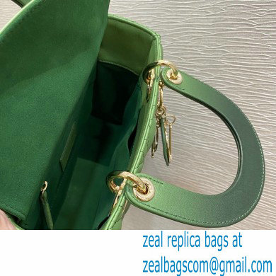 Lady Dior My ABCDior Bag in Gradient Cannage Lambskin Green 2021