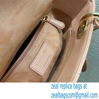 Lady Dior My ABCDior Bag in Gradient Cannage Lambskin Pink 2021