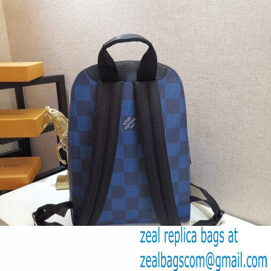 Louis Vuitton Damier Graphite 3D Canvas Campus Backpack Bag N50008 Navy Blue