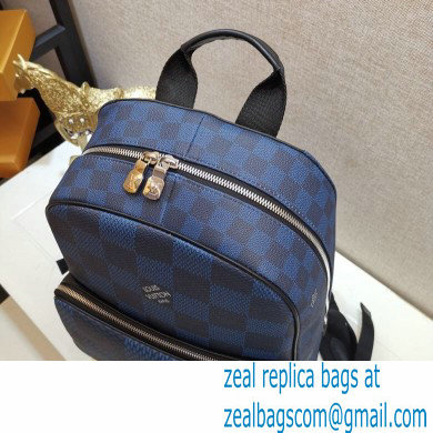 Louis Vuitton Damier Graphite 3D Canvas Campus Backpack Bag N50008 Navy Blue - Click Image to Close