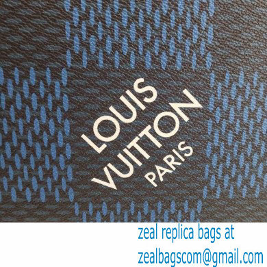 Louis Vuitton Damier Graphite 3D Canvas Campus Backpack Bag N50008 Navy Blue - Click Image to Close