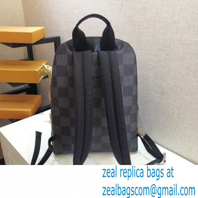Louis Vuitton Damier Graphite 3D Canvas Campus Backpack Bag N50009 Gray