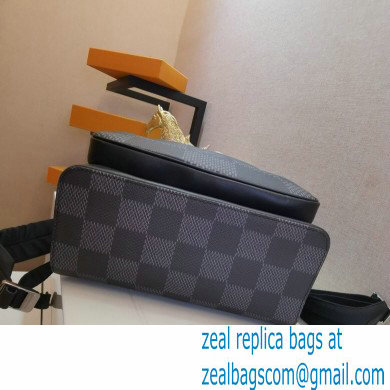 Louis Vuitton Damier Graphite 3D Canvas Campus Backpack Bag N50009 Gray - Click Image to Close