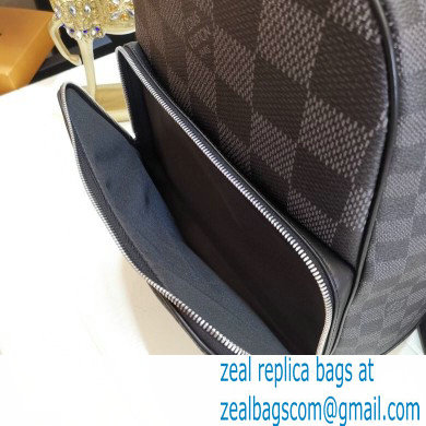 Louis Vuitton Damier Graphite 3D Canvas Campus Backpack Bag N50009 Gray - Click Image to Close