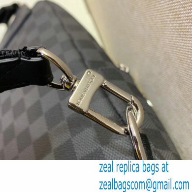 Louis Vuitton Damier Graphite Canvas Avenue Sling Bag N40273 Logo Yellow - Click Image to Close